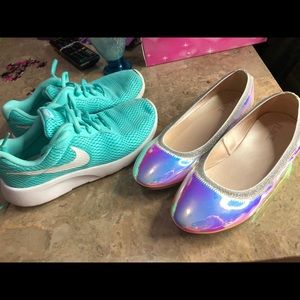 Nike and Childrens place girls shoes bundle
